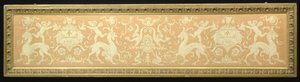 プッティと神話の獣のルネッサンスリバイバルフリーズ、1897年（リネンの毛糸）
